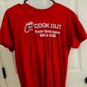 Gildan Red Cook Out Graphic Tee